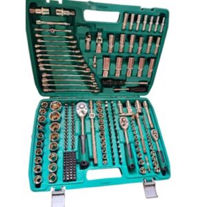 216PCS Professional Mechanic Tool Set – Socket Wrench Kit, Screwdrivers, Ratchets, Spanners & Auto Repair Tools